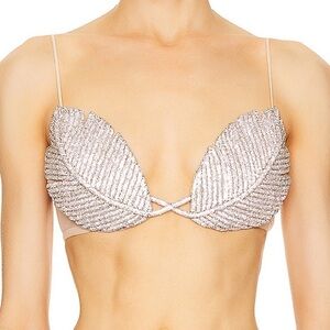 Nué Studio Yasmin Bralette in crystal